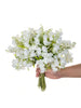 6/12pcs Artificial Lily Of The Valley Purple Bell Flower, Silk Flower Bouquet For Wedding Centerpiece, Home Garden Party Decor (Plastic Material, Easy To Tear If Pulled Strongly)